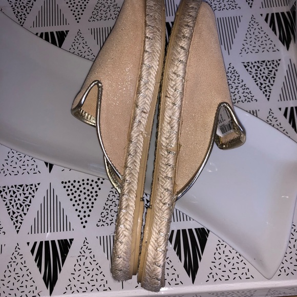 SaksOFF5th nude mules slides flats espadrille - Picture 2 of 5